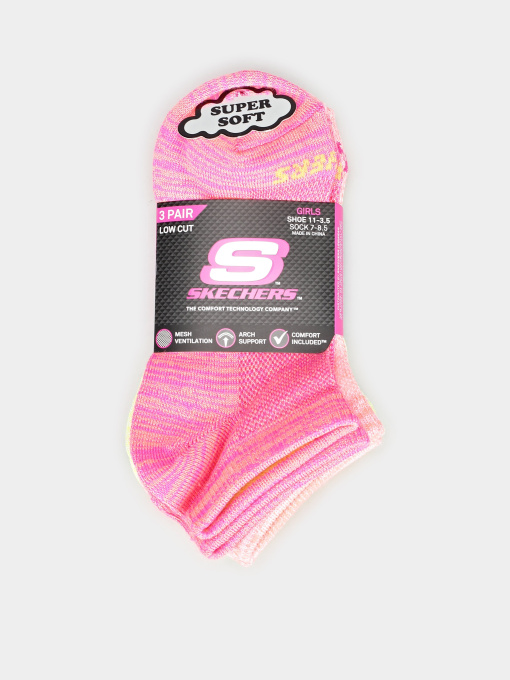 Носки и гольфы Skechers 3 PK NON TERRY LOW CUT модель S600429-689 Фото