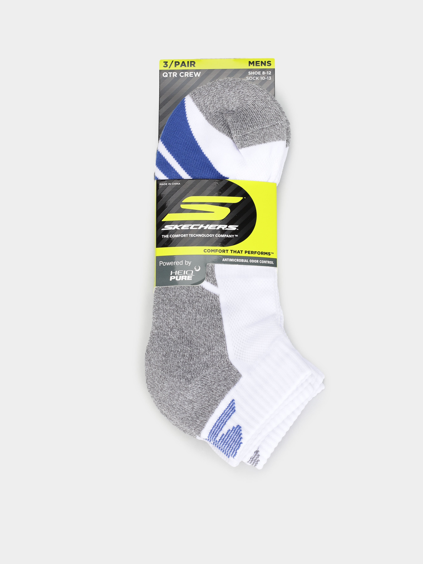 Шкарпетки та гольфи Skechers 3PK 1/2 TERRY QTR CREW модель S114981H-109 Шкарпетки та гольфи Skechers 3PK 1/2 TERRY QTR CREW модель S114981H-109 Фото