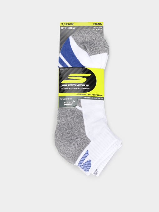 Шкарпетки та гольфи Skechers 3PK 1/2 TERRY QTR CREW модель S114981H-109 Фото