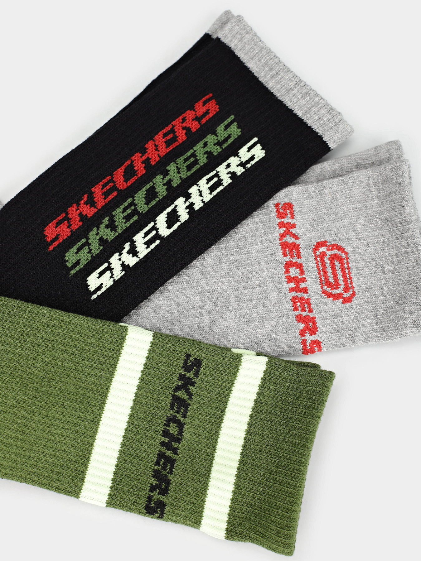 Шкарпетки та гольфи Skechers 3PK 1/2 TERRY CREW модель S600476-315 Фото