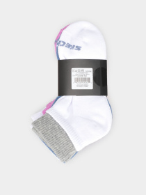 Шкарпетки та гольфи Skechers 3PK 1/2 TERRY QTR CREW модель S600477-687 Фото