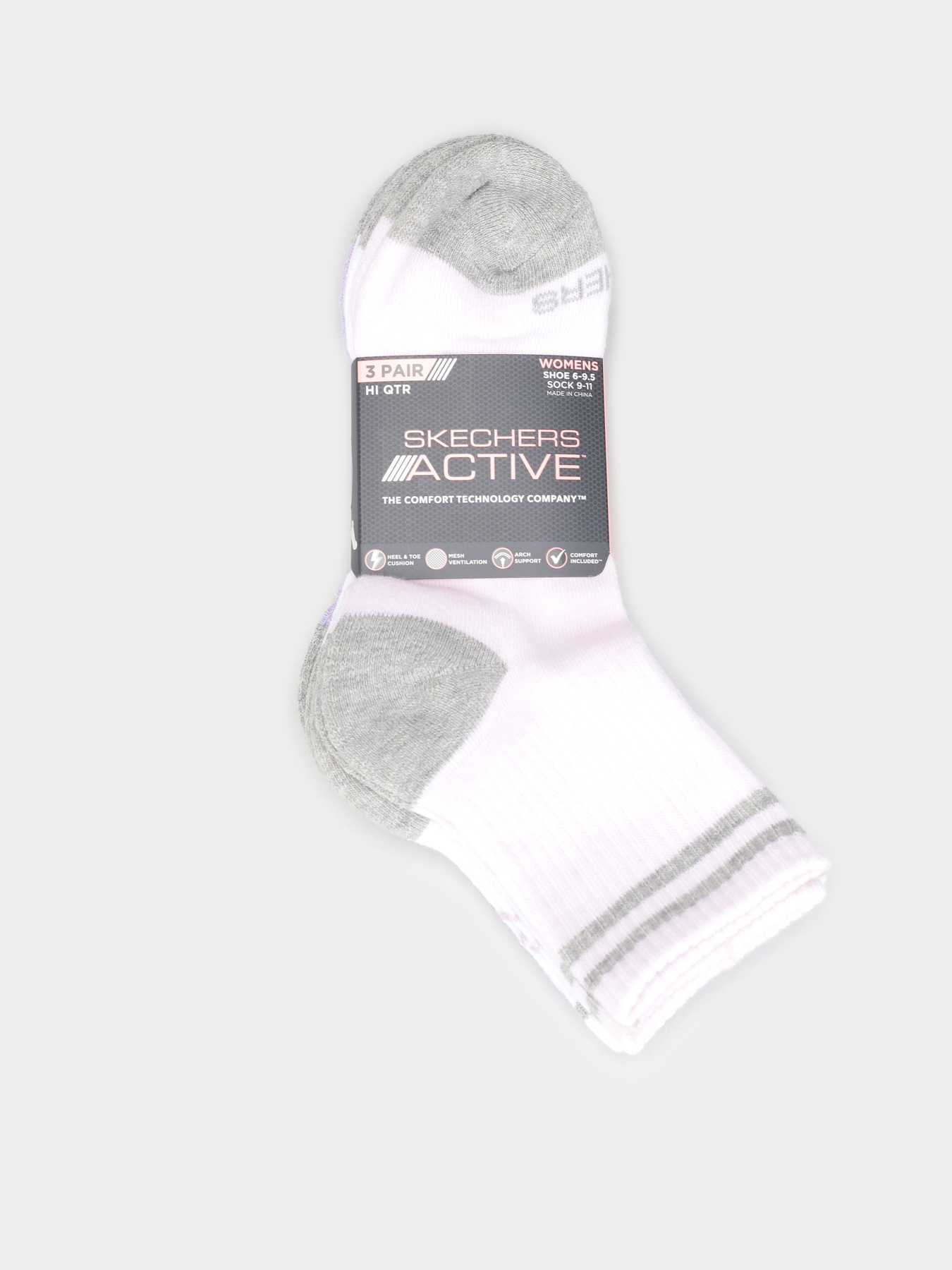 Носки и гольфы Skechers Terry Qtr Crew 35 - 39,5 модель S600452-678 Фото
