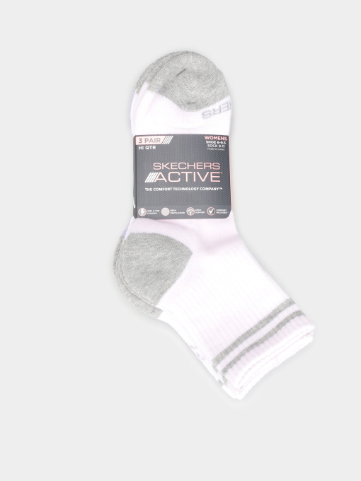 Шкарпетки та гольфи Skechers Terry Qtr Crew 35 - 39,5 модель S600452-678 Фото