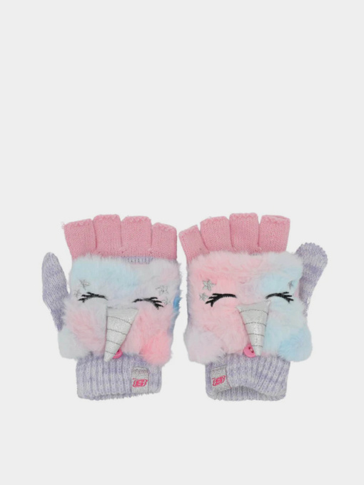 Перчатки и варежки Skechers Flip Top Pretty Unicorn модель SGK8029 PUR Фото