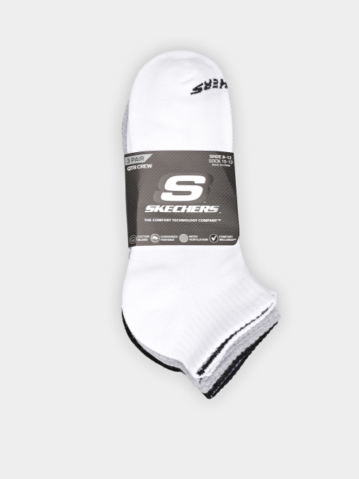 Шкарпетки та гольфи Skechers 3PK 1/2 TERRY QTR CREW модель S111035-107 Фото