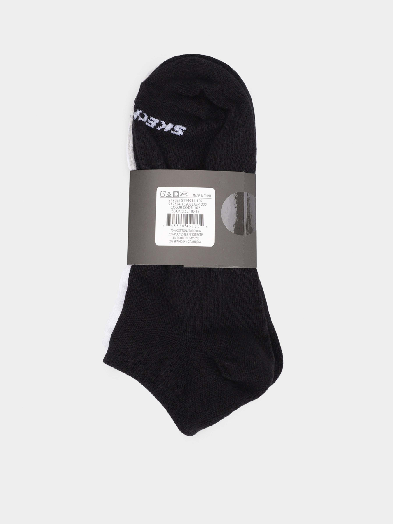 Шкарпетки та гольфи Skechers Non Terry No Show модель S114041-107 Шкарпетки та гольфи Skechers Non Terry No Show модель S114041-107 Фото