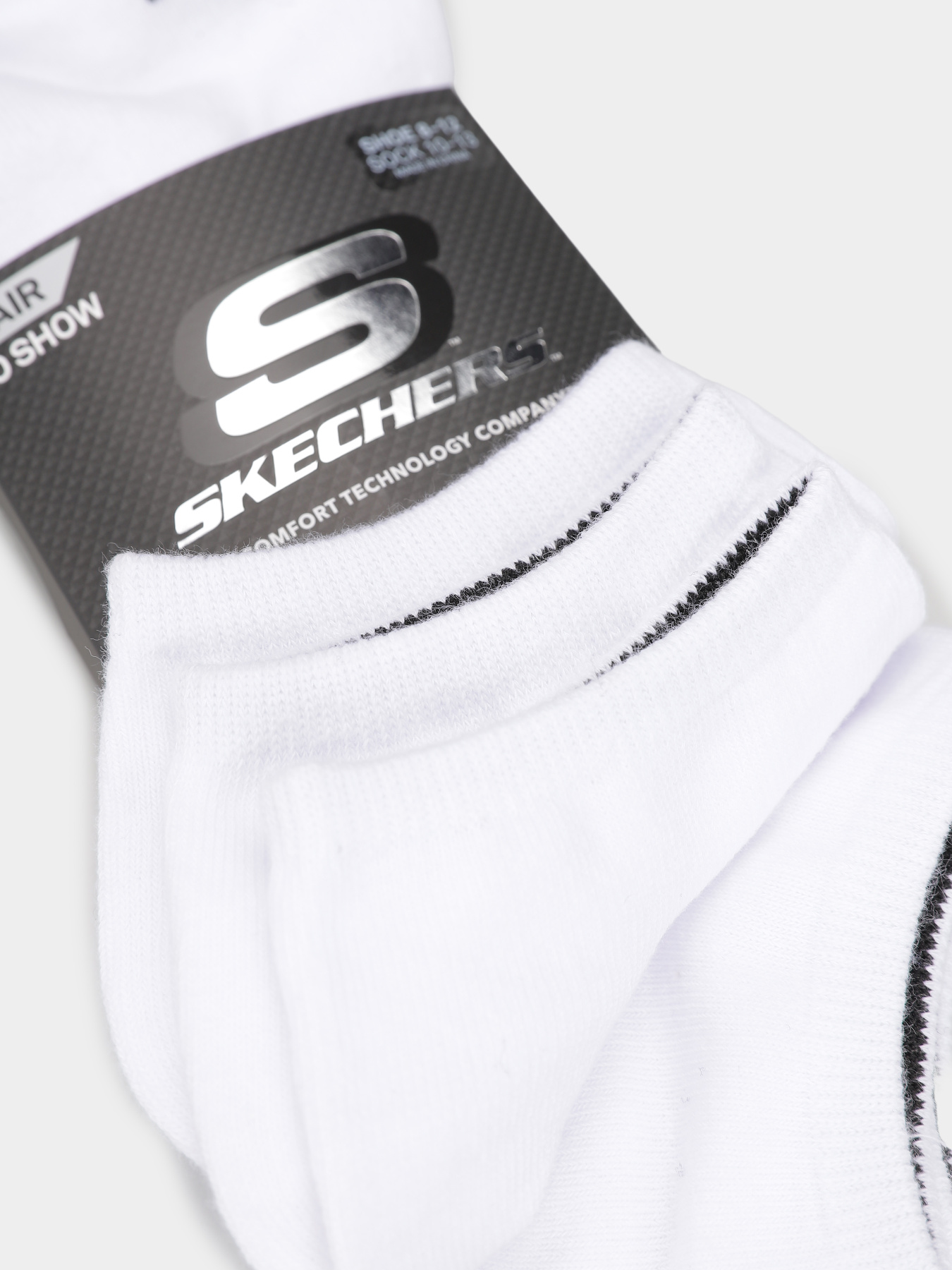 Носки и гольфы Skechers 3PK NON TERRY NO SHOW модель S114041-100-10 Носки и гольфы Skechers 3PK NON TERRY NO SHOW модель S114041-100-10 Фото