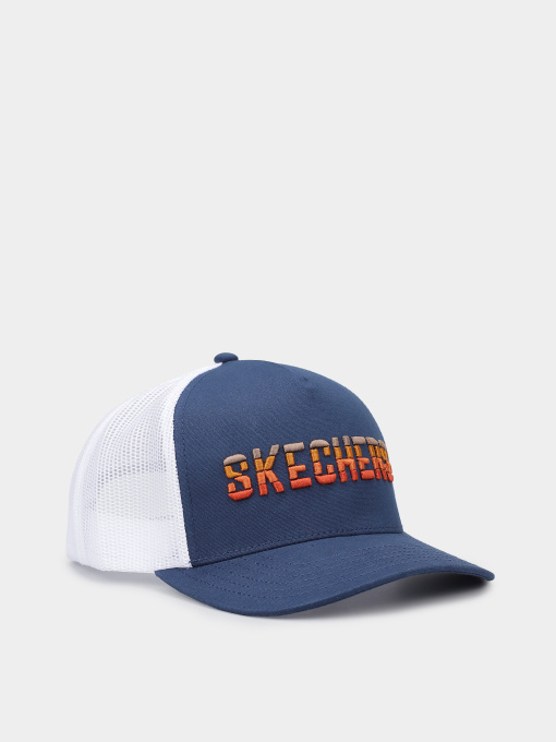 Шапки та кепки Skechers Textured Logo Trucker модель ZKCH3294 CCNV Фото