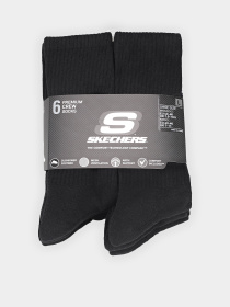 Носки и гольфы Skechers 6PK 1/2 TERRY CREW модель S118220-001 Фото