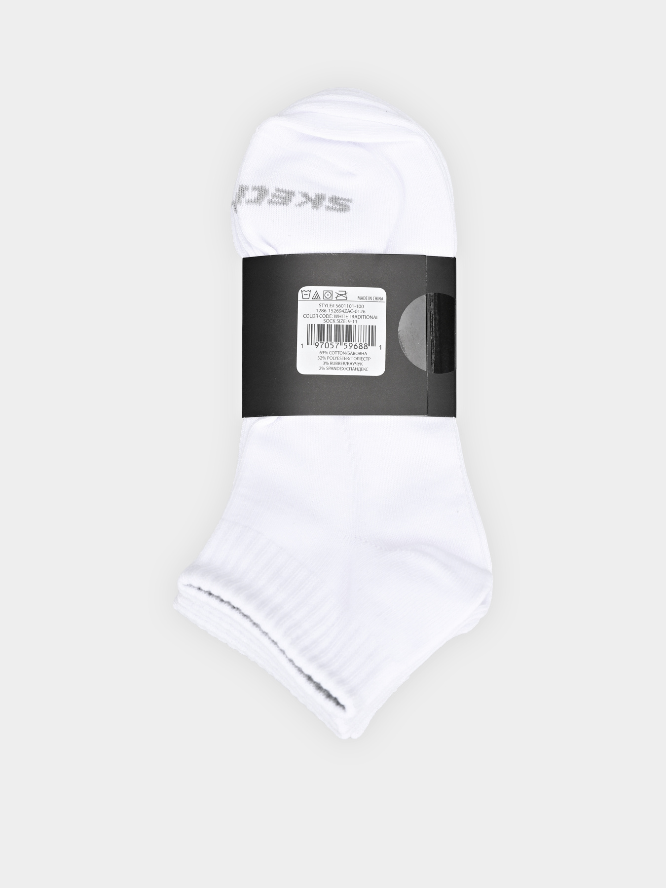 Шкарпетки та гольфи Skechers модель S601101-100-9 Шкарпетки та гольфи Skechers модель S601101-100-9 Фото