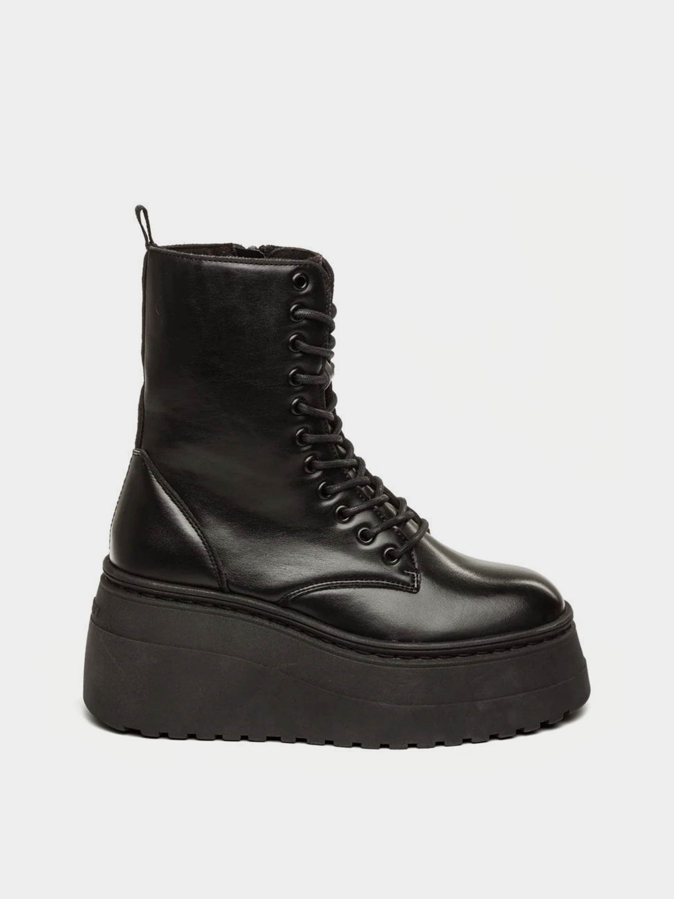 Ботинки и сапоги Steve Madden Polar модель SM11002808 BLK ACTION LEATHER Фото