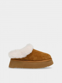 Шлёпанцы Steve Madden Chaplin Slide модель SM11002735 CHESTNUT SUEDE Фото