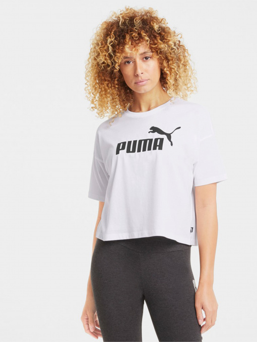 Футболки і поло PUMA Essentials Logo Cropped модель 58686602 Фото