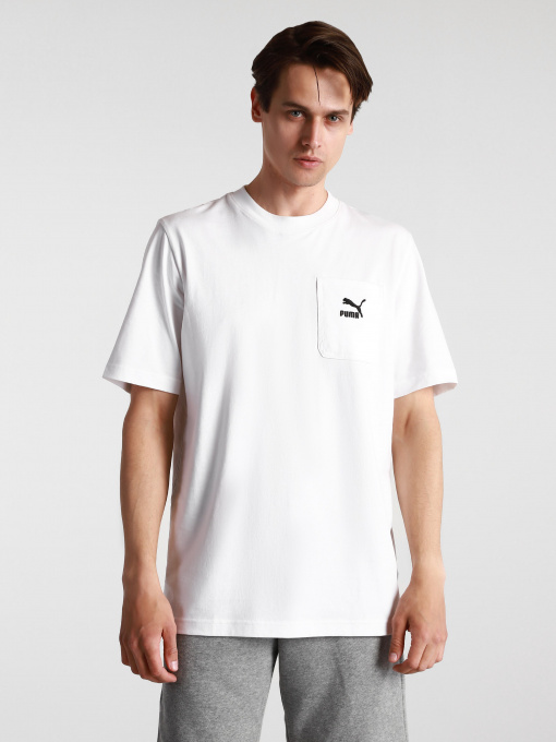 Футболки и поло PUMA Classics Pocket Tee модель 53253502 Фото