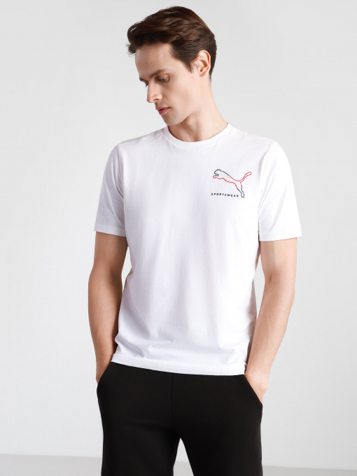 Футболки и поло PUMA ATHLETICS Tee модель 58575702 Фото