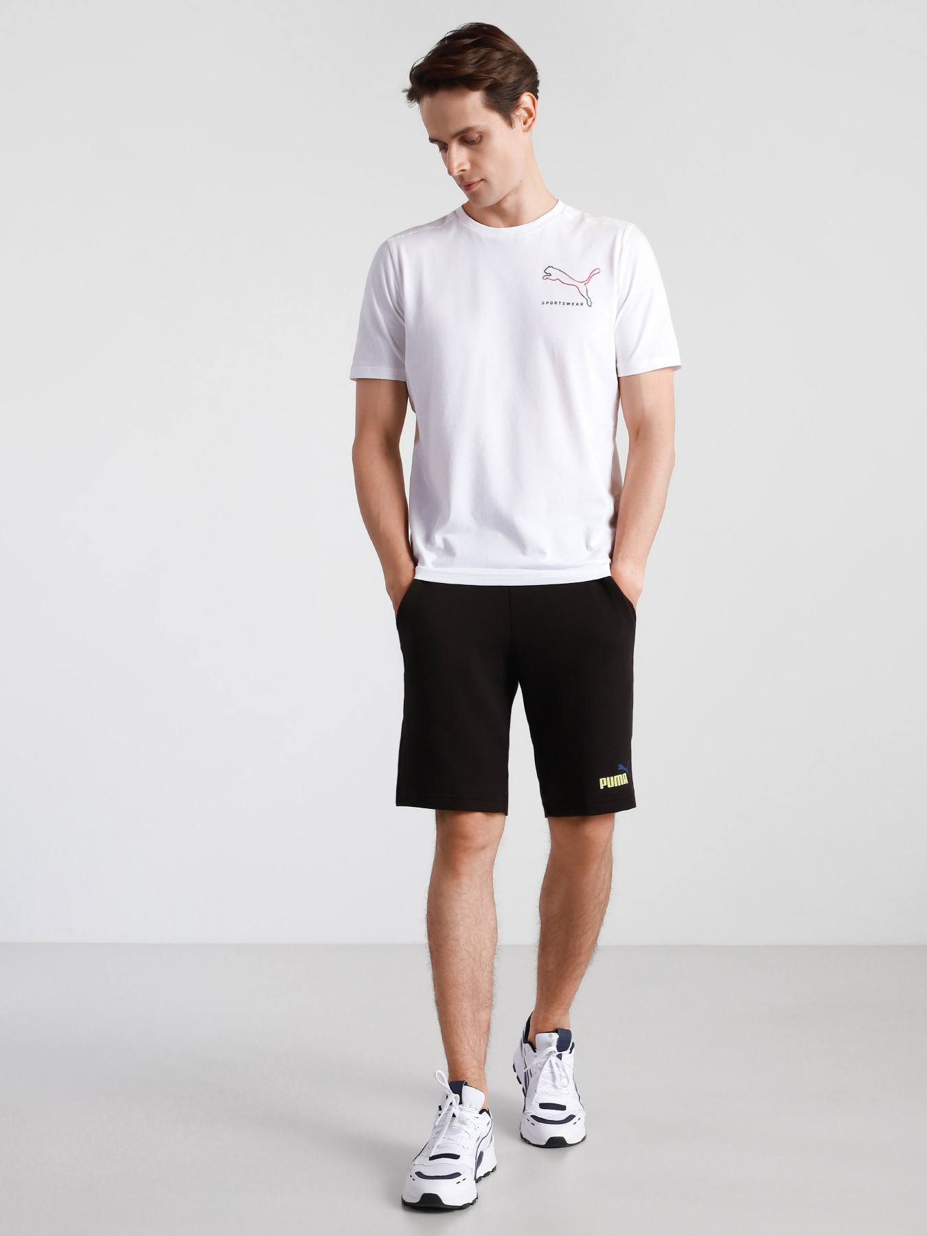 Шорти PUMA  ESS + 2 Col 10 Medium модель 58676601 Фото