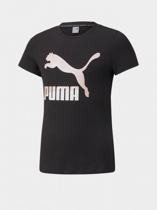 Футболки и поло PUMA CLASSICS LOGO YOUTH TEE модель 53020856 Фото