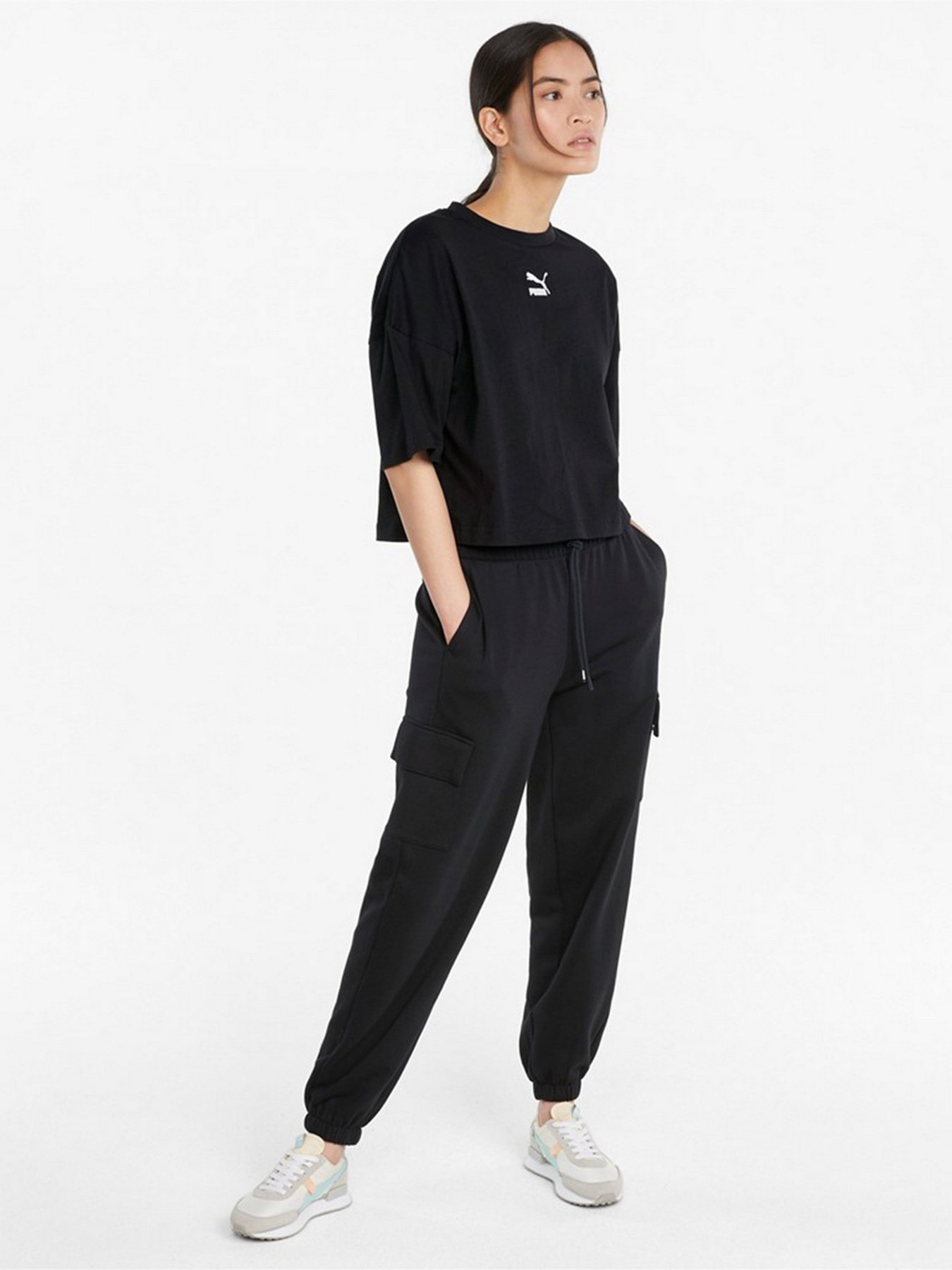 Брюки PUMA cl Sx Cargo Sweatpants модель 53169801 Фото