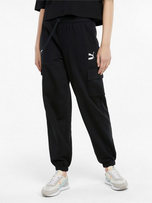 Брюки PUMA cl Sx Cargo Sweatpants модель 53169801 Фото