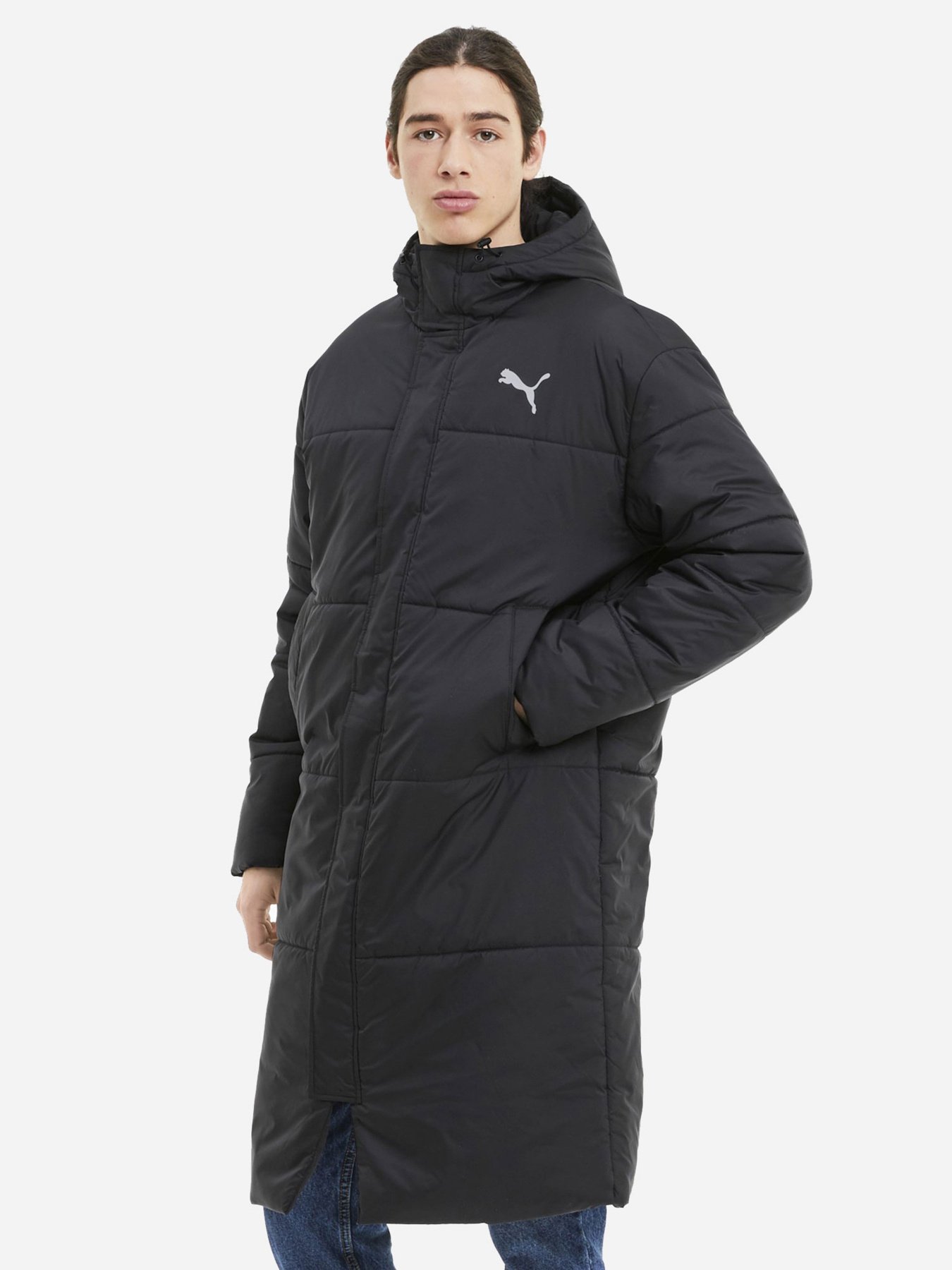 Куртки и дубленки PUMA Ess+ Long Padded модель 58359001 Фото