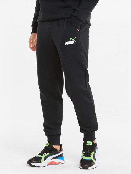 Брюки PUMA ESS + 2 Col Logo Pants FL cl модель 58676756 Фото