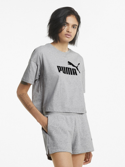 Футболки и поло PUMA Essentials Logo Cropped модель 58686604 Фото