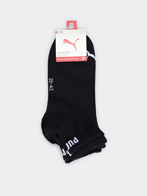 Носки и гольфы PUMA QUARTER SOCKS 3 PACK модель 93858906 Фото