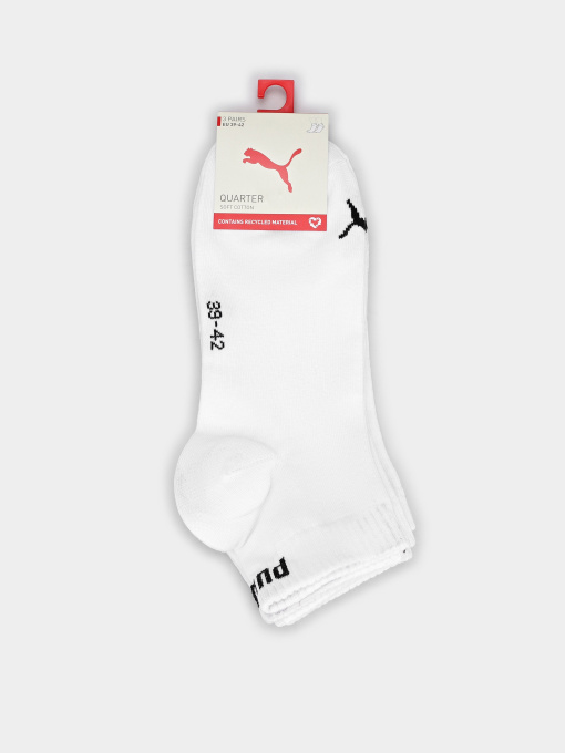 Носки и гольфы PUMA QUARTER SOCKS 3 PACK модель 93858909 Фото