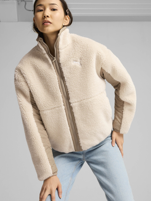 Куртки и дубленки PUMA REVERSIBLE SHERPA модель 62648867 Фото