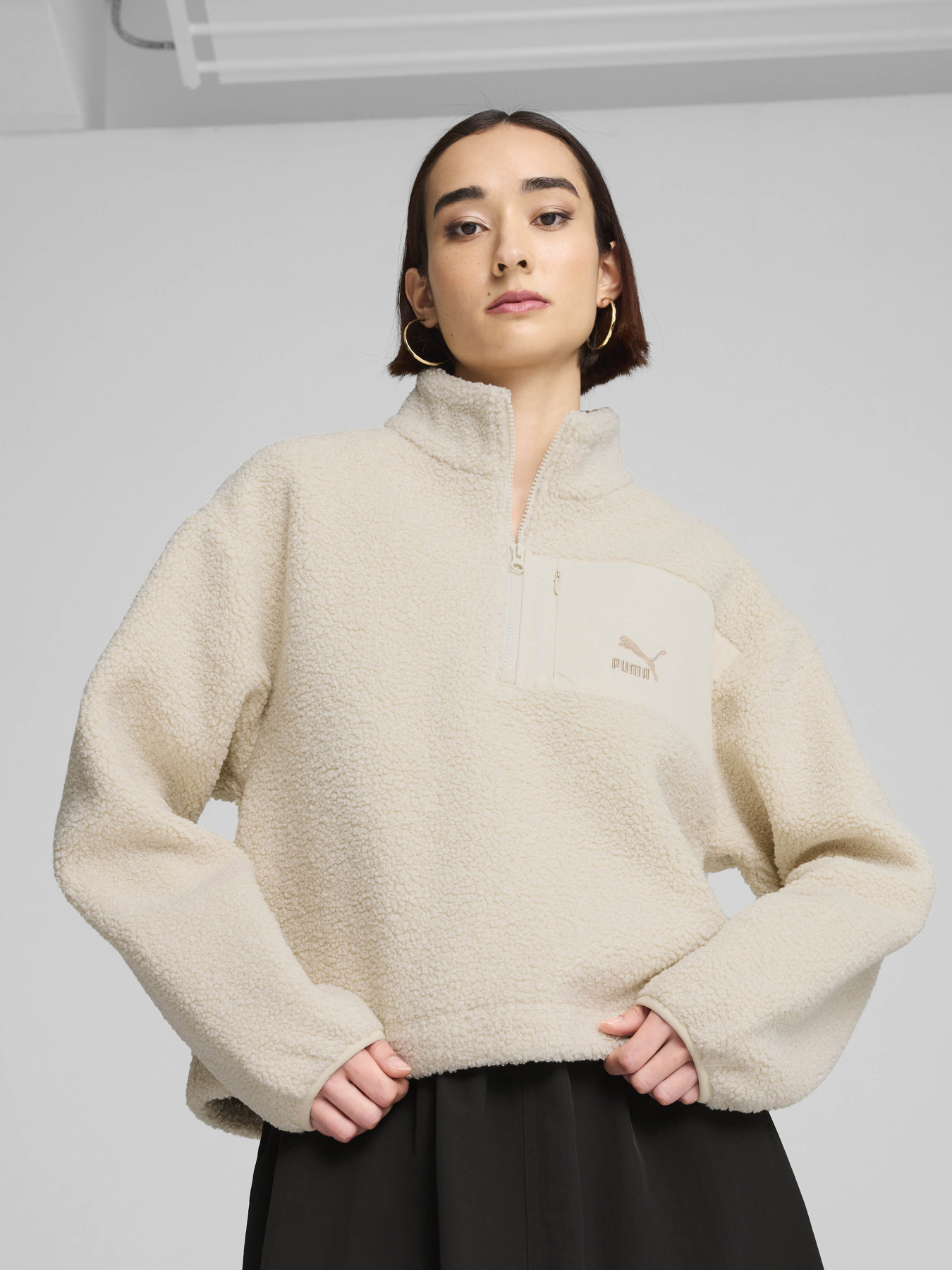 Худі та світшоти PUMA CLASSICS WINTERIZED HALF-ZIP модель 62679687 Худі та світшоти PUMA CLASSICS WINTERIZED HALF-ZIP модель 62679687 Фото