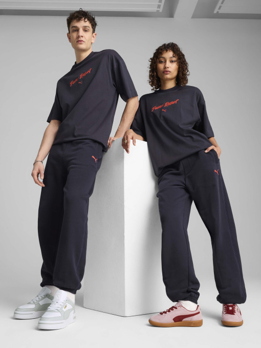 Штани PUMA PREMIUM ESSENTIALS RELAXED GRA модель 62966916 Фото