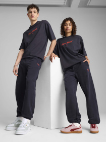 Брюки PUMA PREMIUM ESSENTIALS RELAXED GRA модель 62966916 Фото