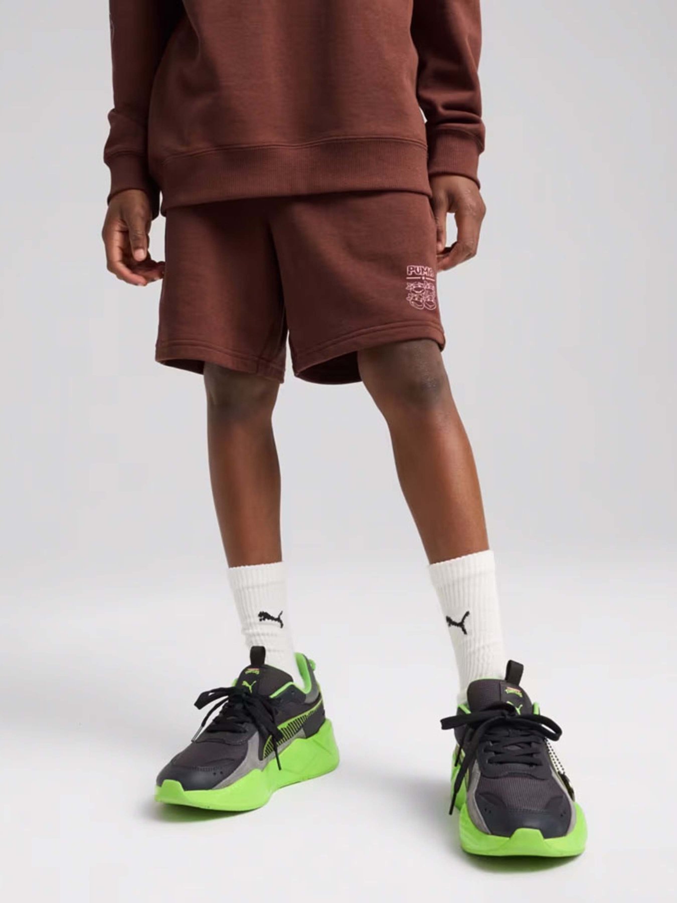 Шорти PUMA HOOPS X TMNT модель 63008765 Шорти PUMA HOOPS X TMNT модель 63008765 Фото