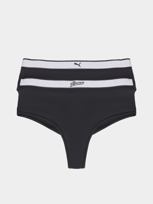 Нижнее белье PUMA HIGH WAIST BRAZILIAN 2 PACK HA модель 93898301 Фото