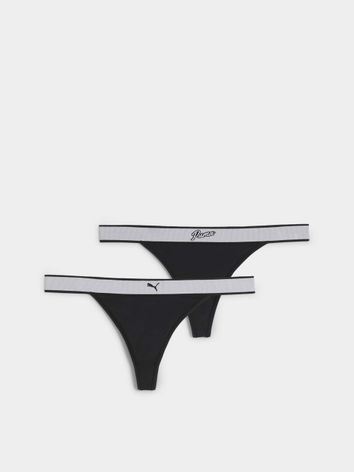 Нижня білизна PUMA STRING THONGS 2 PACK модель 93898701 Фото