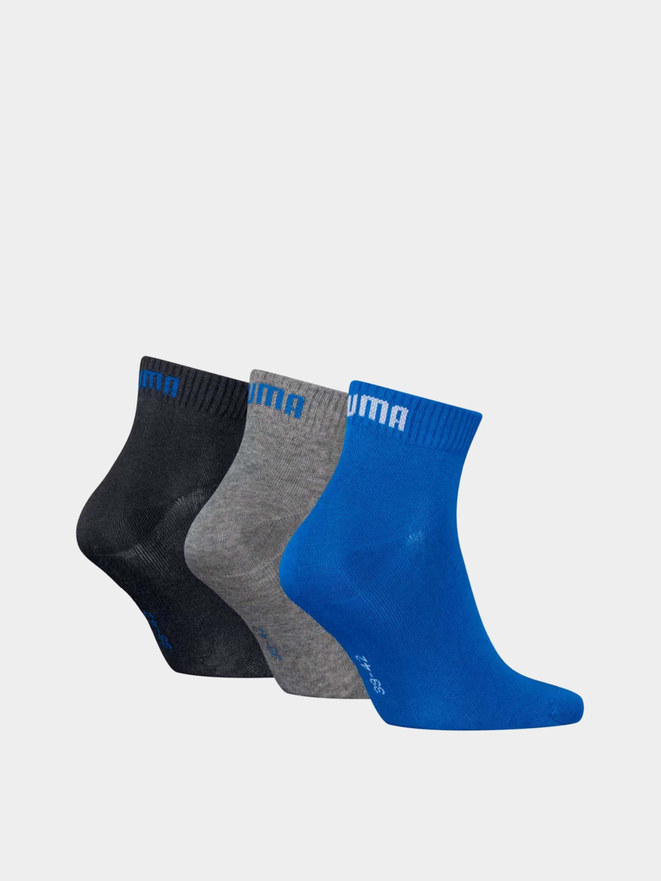 Шкарпетки та гольфи PUMA QUARTER 3 PACK модель 93858908 Фото