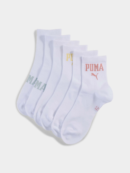 Носки и гольфы PUMA LOGO SHORT CREW 3 PACK модель 93863503 Фото