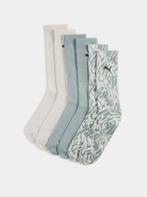 Шкарпетки та гольфи PUMA PRINTED CREW 3 PACK модель 93864101 Фото