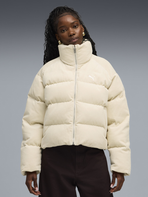 Куртки и дубленки PUMA CORDUROY PUFFER модель 63217187 Фото