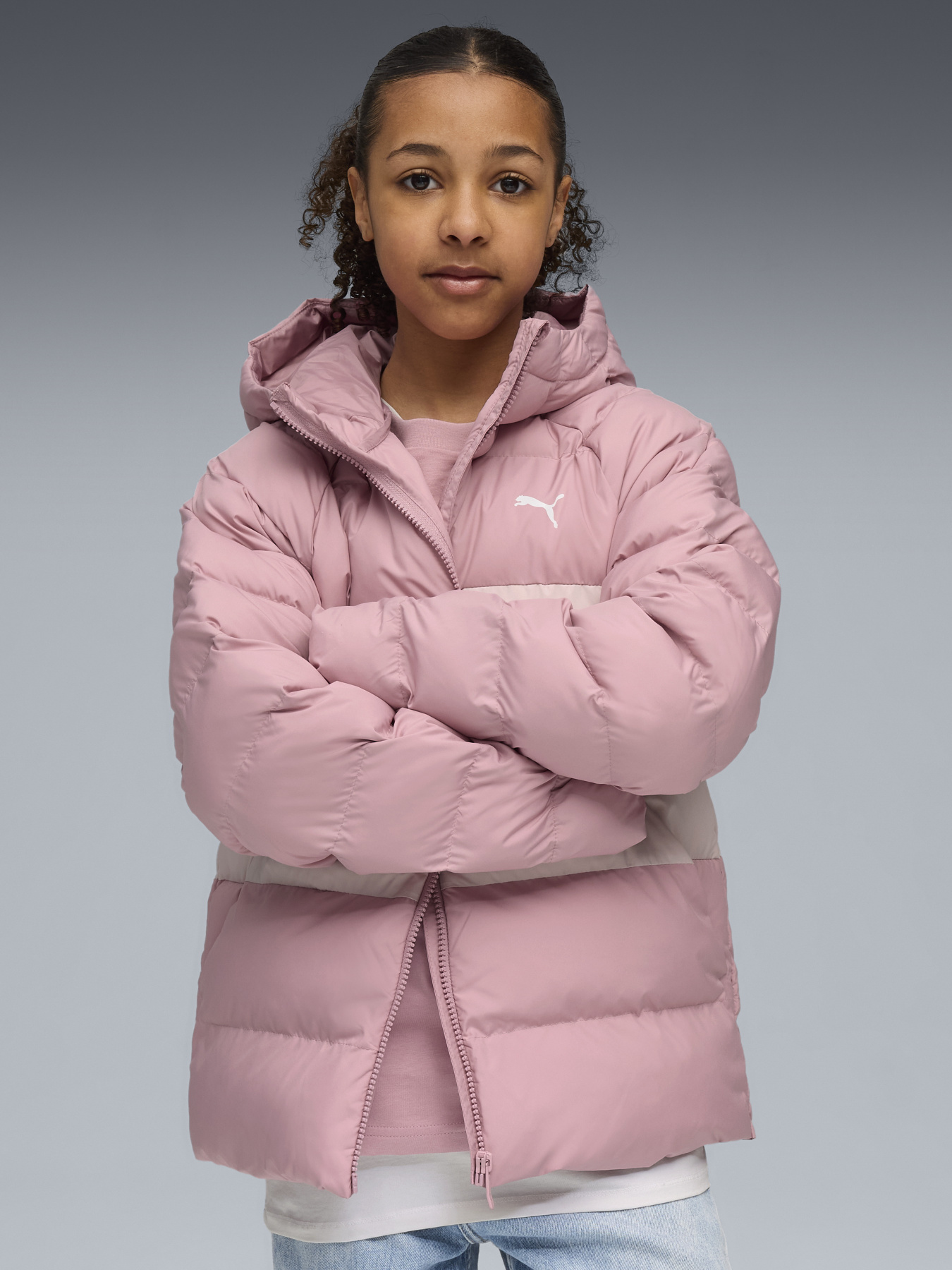 Куртки и дубленки PUMA SYNTHETIC HOODED PUFFER модель 68840465 Куртки и дубленки PUMA SYNTHETIC HOODED PUFFER модель 68840465 Фото