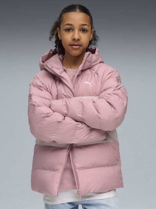 Куртки та дублянки PUMA SYNTHETIC HOODED PUFFER модель 68840465 Фото