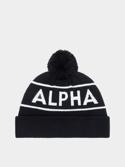 Шапки и кепки Alpha Industries Essential Pom Beanie модель UHE52500C1_001 Фото