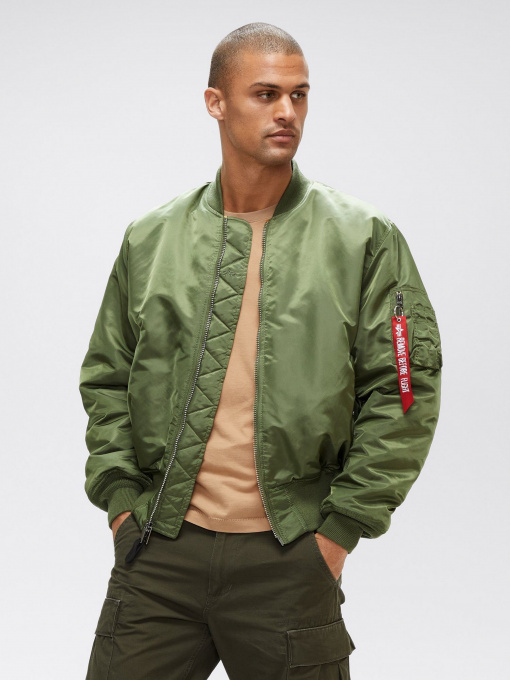 Куртки та дублянки Alpha Industries MA-1 BLOOD CHIT  модель MJM21300C1_310 Фото
