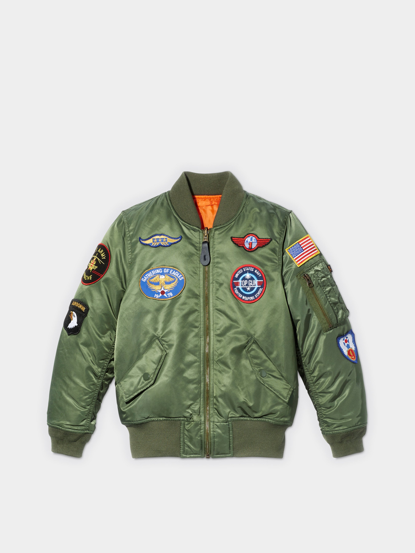 Куртки и дубленки Alpha Industries NASA MA-1 модель YJM21001C1_310 Фото