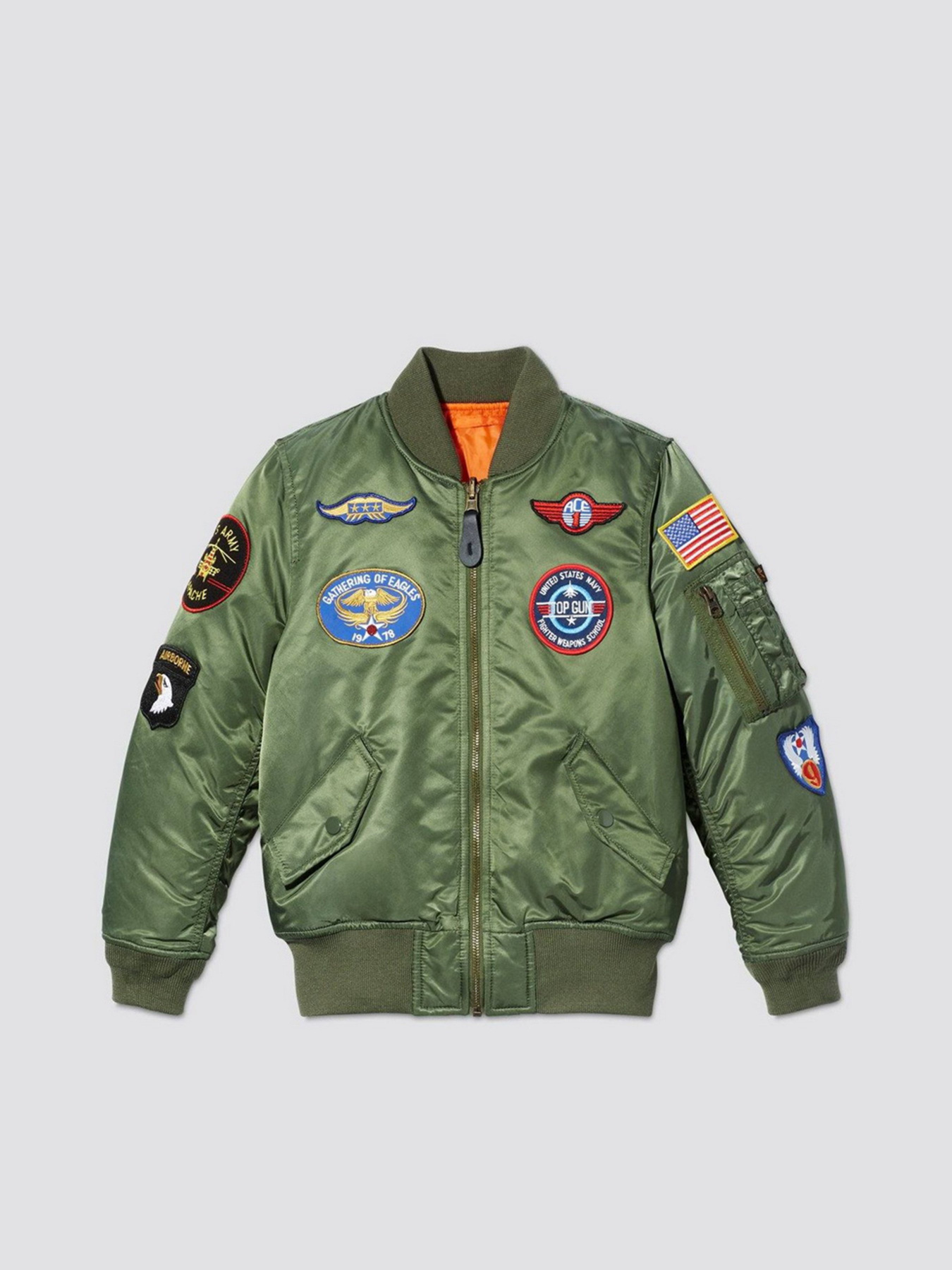 Куртки и дубленки Alpha Industries NASA MA-1 модель YJM21001C1_310 Фото