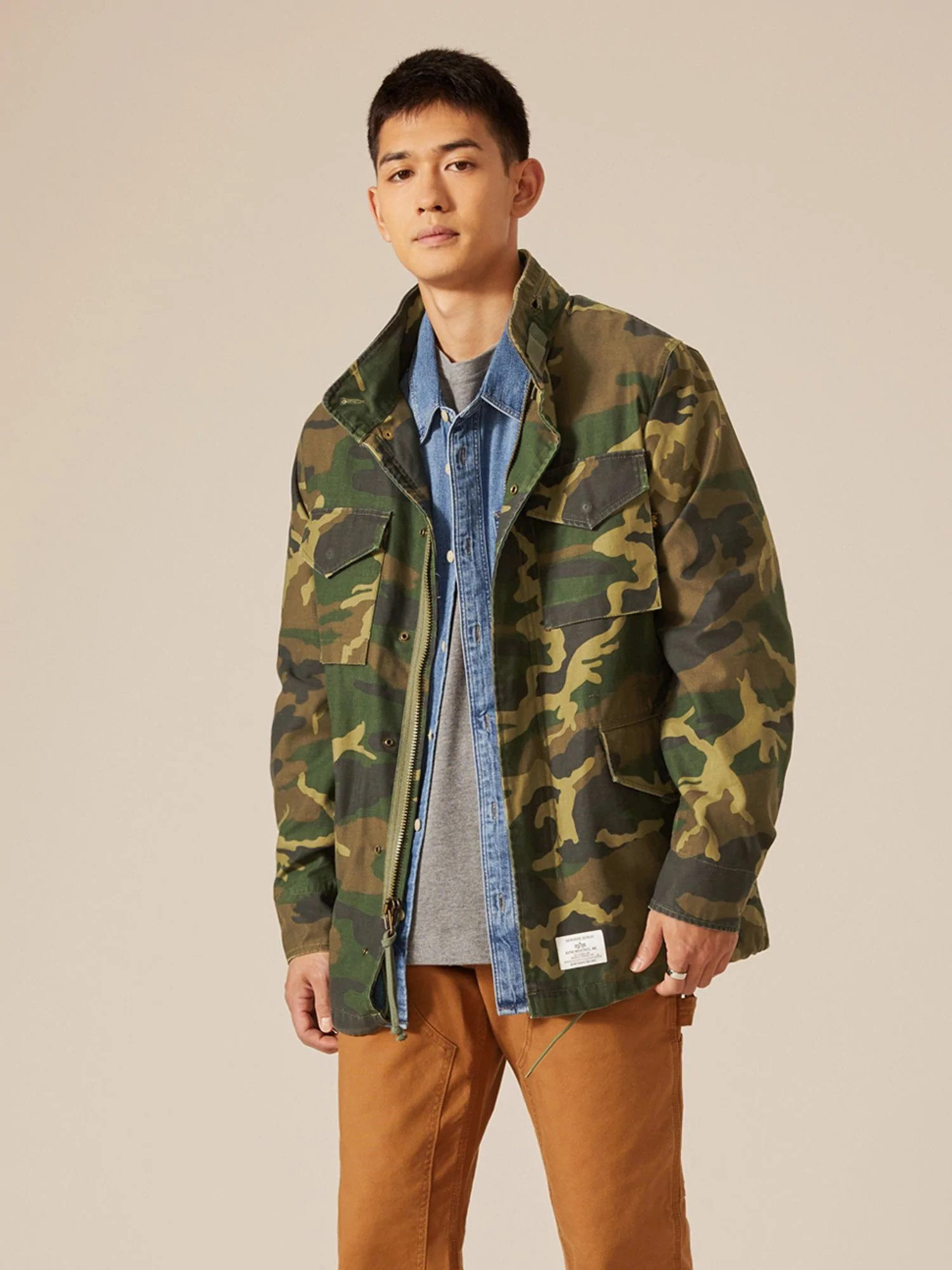 Куртки и дубленки Alpha Industries M-65 MOD модель MJM51501C1_961 Фото