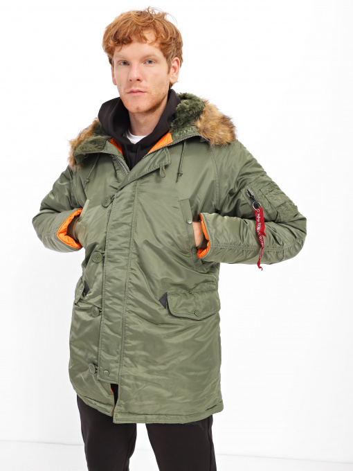 Куртки и дубленки Alpha Industries N-3В Slim Fit модель MJN31211C1_310 Фото
