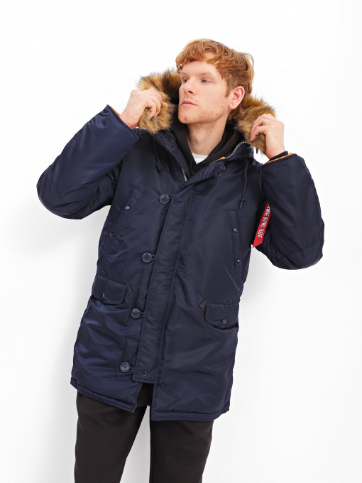 Куртки и дубленки Alpha Industries N-3В Slim Fit модель MJN31211C1_410 Фото