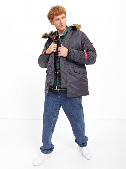 Куртки и дубленки Alpha Industries N-3В Slim Fit модель MJN31211C1_420 Фото