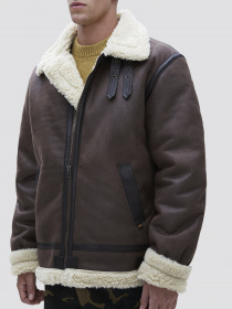 Куртки та дублянки Alpha Industries B-3 SHERPA MOD модель MLB49500C1_208 Фото
